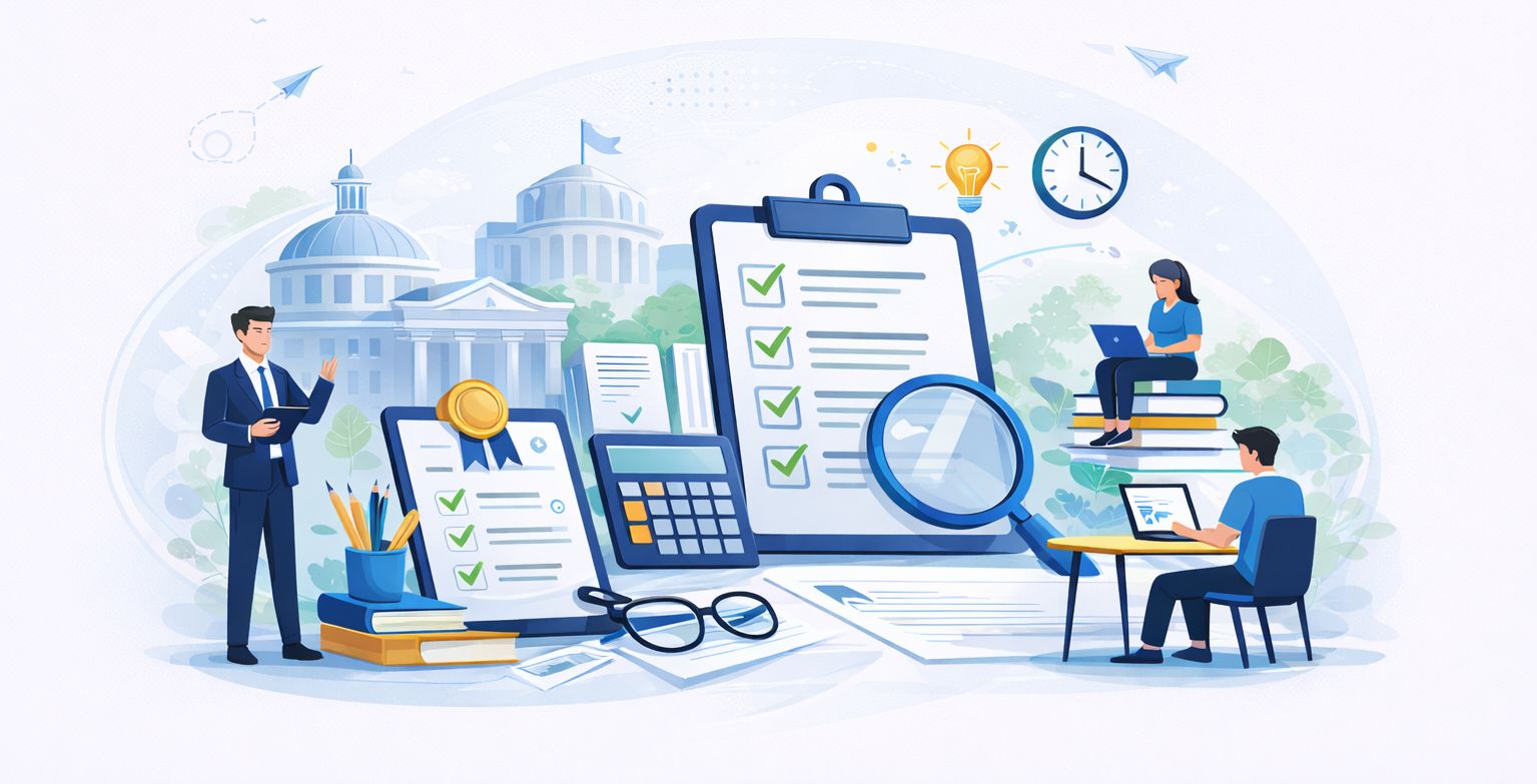 Affiliation and Examination Management System Illustration